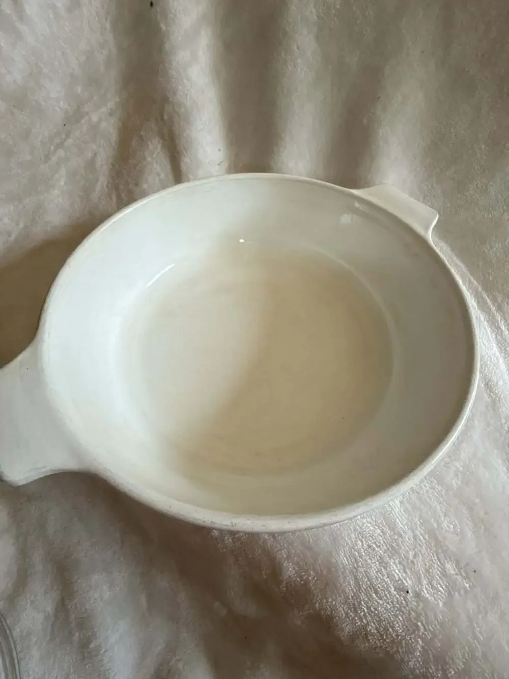 Vintage Centura by Corning 1 Quart White Round Saucepan with Glass Lid